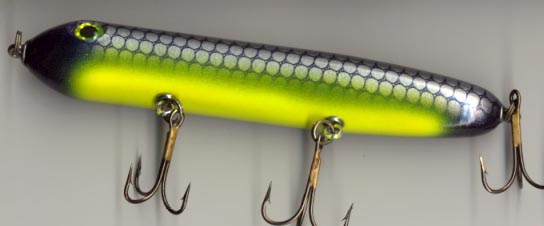 MuskieFIRST  through wire verse screw eyes » Basement Baits and Custom Lure  Painting » More Muskie Fishing