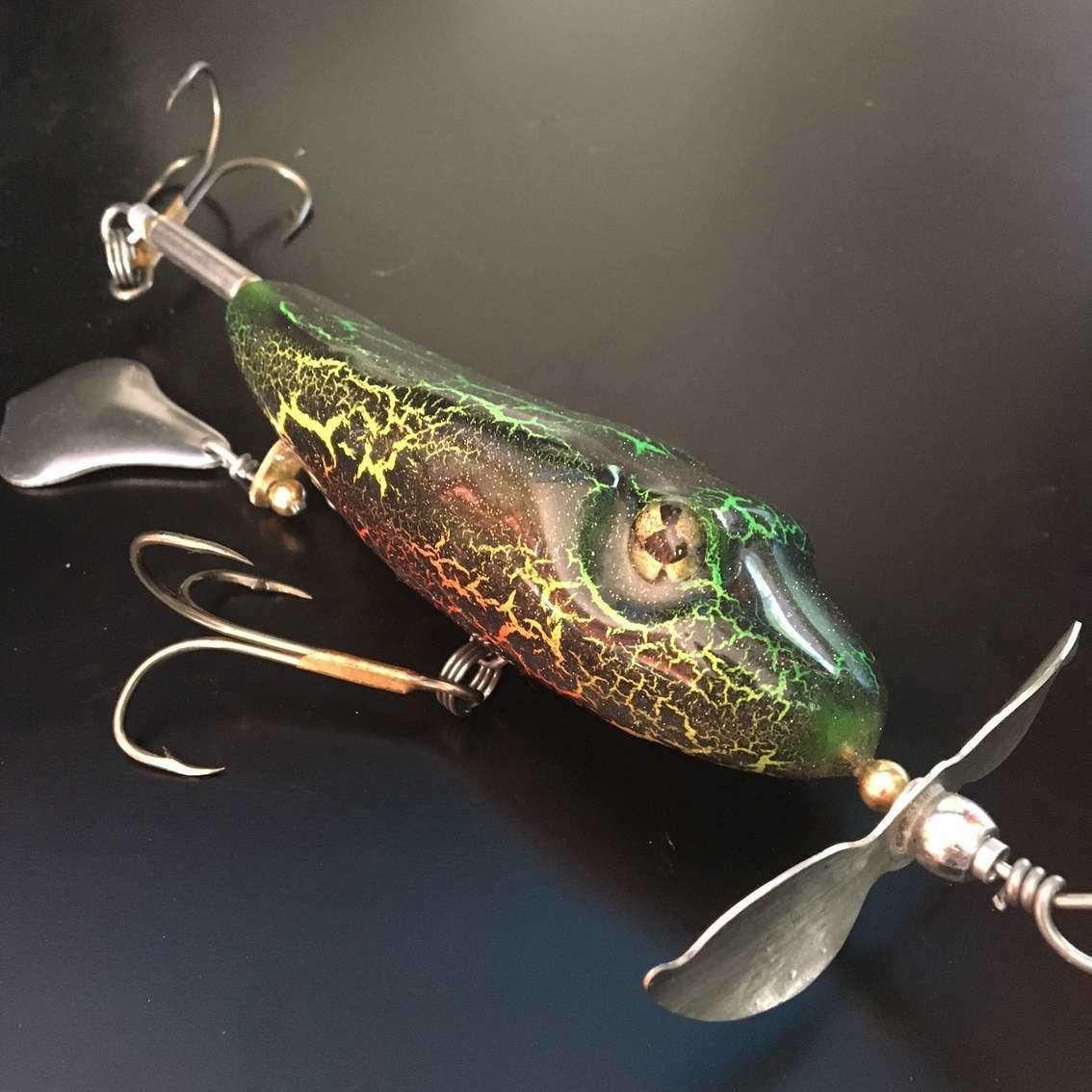 MuskieFIRST  Custom propellers » Basement Baits and Custom Lure Painting »  More Muskie Fishing