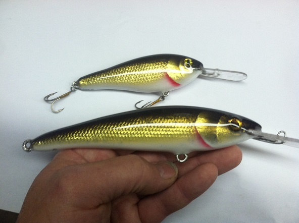 MuskieFIRST  Doing Foil Baits » Basement Baits and Custom Lure