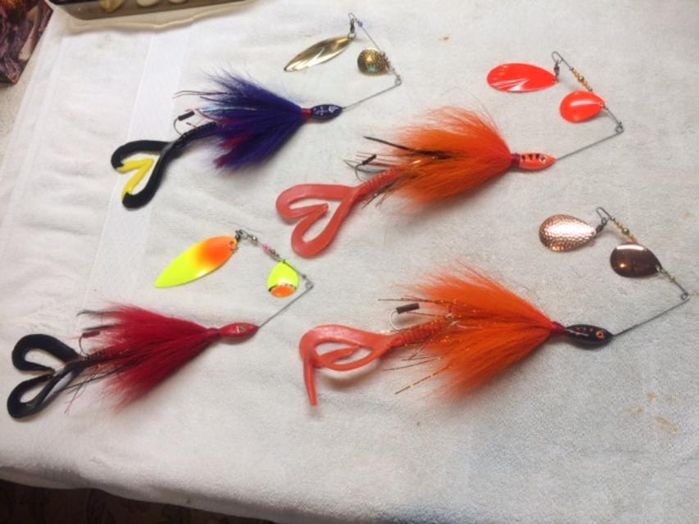 MuskieFIRST, bending big wire » Basement Baits and Custom Lure Painting »  More Muskie Fishing