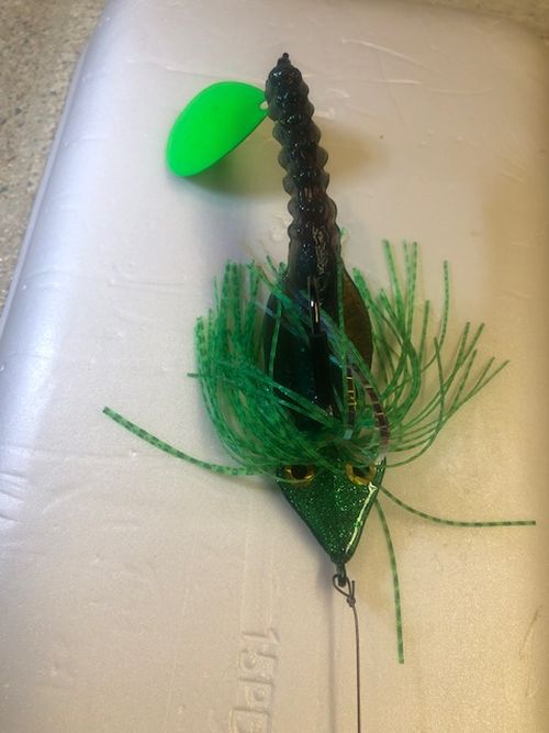 MuskieFIRST  Tallywacker Tail blades » Basement Baits and Custom Lure  Painting » More Muskie Fishing