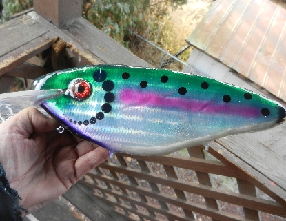 MuskieFIRST  Some recent ones » Basement Baits and Custom Lure Painting »  More Muskie Fishing