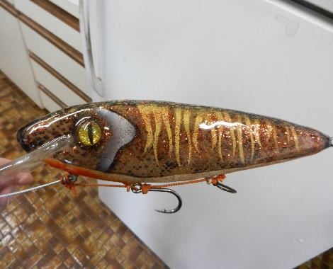 MuskieFIRST  Couple of new one's » Basement Baits and Custom Lure Painting  » More Muskie Fishing