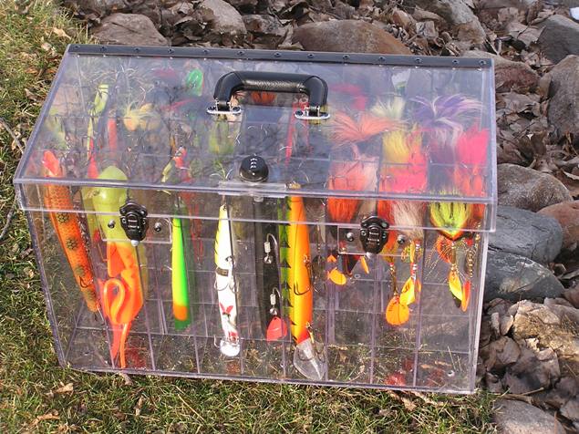 MuskieFIRST  Pounder/big lure storage ideas » Lures,Tackle, and Equipment  » Muskie Fishing