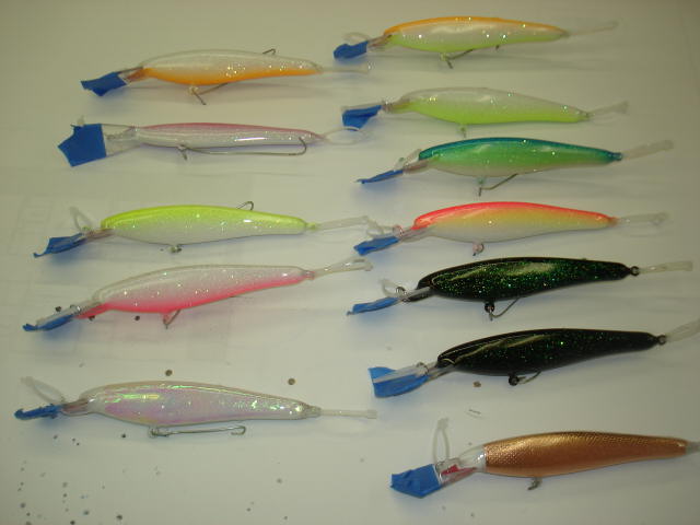 MuskieFIRST  Clear Coating » Basement Baits and Custom Lure