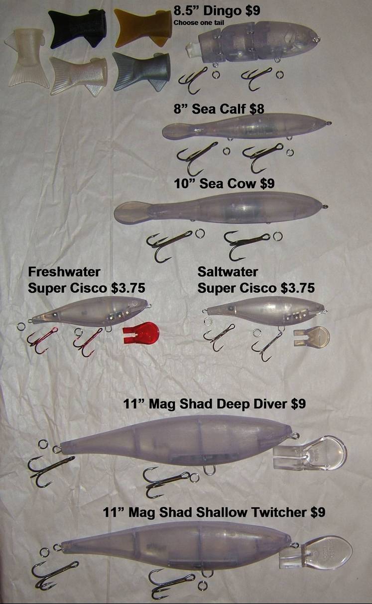 MuskieFIRST  Unpainted Blanks » Basement Baits and Custom Lure Painting »  More Muskie Fishing