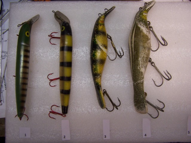 3) jerk baits