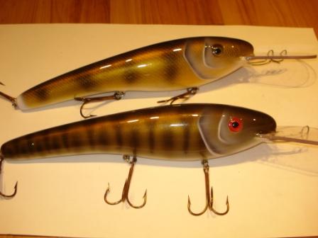 MuskieFIRST  Some recent ones » Basement Baits and Custom Lure Painting »  More Muskie Fishing