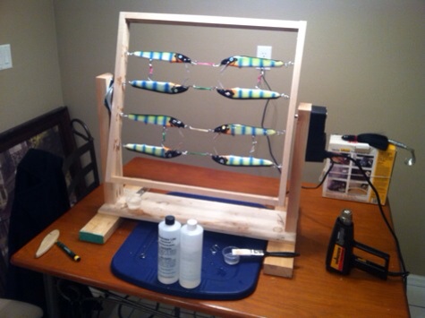 How to Make Lure Epoxy Drying Stand/Rack 