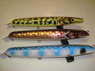 MuskieFIRST  NEW experimental color patterns » Basement Baits and