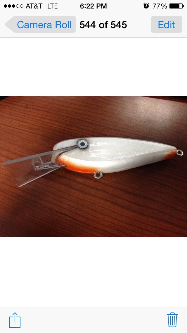 MuskieFIRST  Epoxy/clear coat » Basement Baits and Custom Lure Painting »  More Muskie Fishing