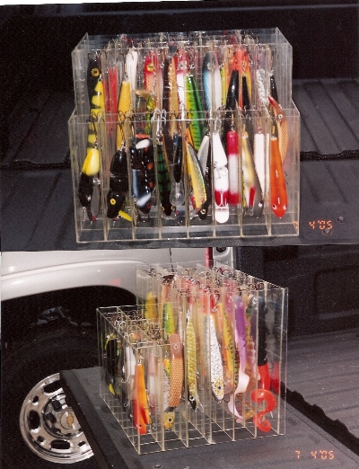 MuskieFIRST  Pounder/big lure storage ideas » Lures,Tackle, and Equipment  » Muskie Fishing