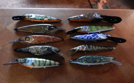 Vintage Mepps Musky Killer Spinner Lure Lot (6) #5 Double Treble