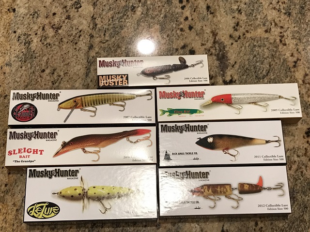 MuskieFIRST  Musky Hunter Collectible Lures from 2006-2012 » Buy