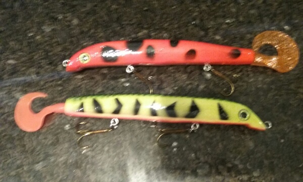 MuskieFIRST  Baker's » Basement Baits and Custom Lure Painting