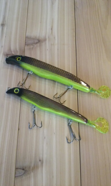 MuskieFIRST  Scale Patterns » Basement Baits and Custom Lure