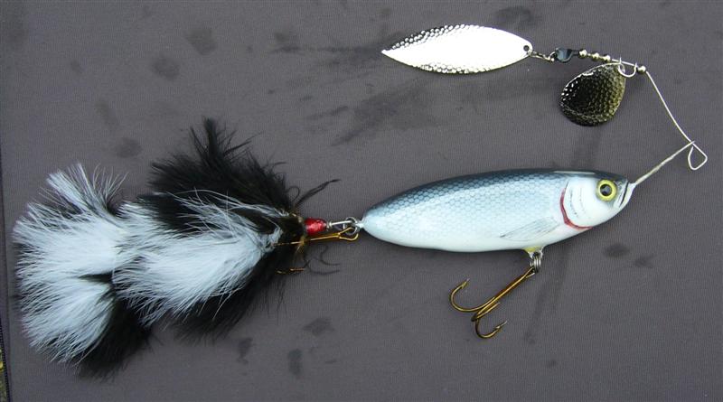 MuskieFIRST  New giant Musky snax trolling spinnerbait! » Basement Baits  and Custom Lure Painting » More Muskie Fishing