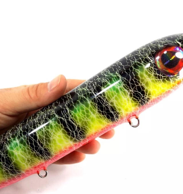 MuskieFIRST  through wire verse screw eyes » Basement Baits and Custom Lure  Painting » More Muskie Fishing