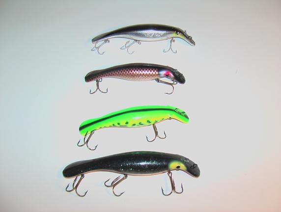 Custom Painted 110 Jerkbait Fishing Lure - Chartreuse Fire Tiger