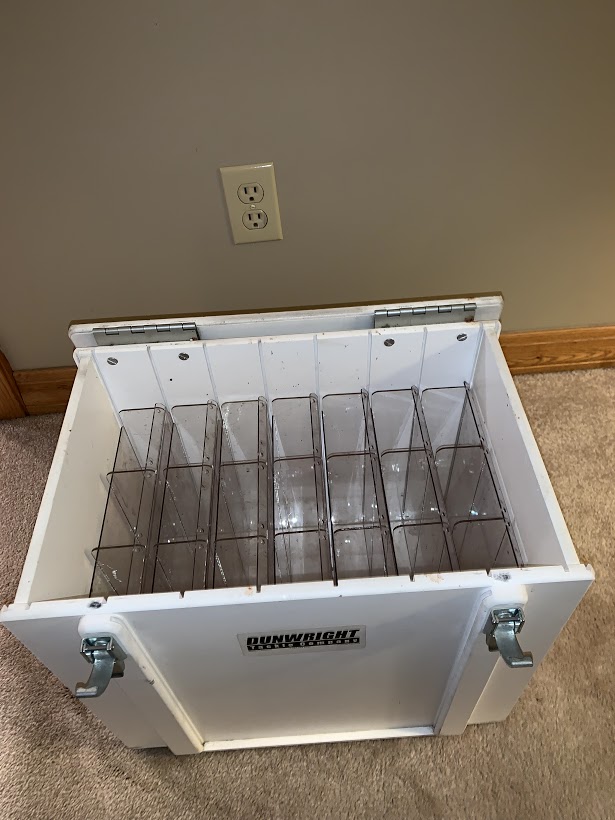 MuskieFIRST  Plano Tacklebox with handle & Wheels Sale/Pending » Buy ,  Sell, and Trade » Muskie Fishing