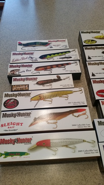 MuskieFIRST  Collectible Lures-Musky Hunter Magazine and Muskies