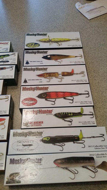 MuskieFIRST  Collectible Lures-Musky Hunter Magazine and Muskies