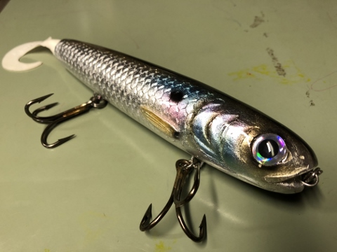 MuskieFIRST  Tallywacker Tail blades » Basement Baits and Custom Lure  Painting » More Muskie Fishing