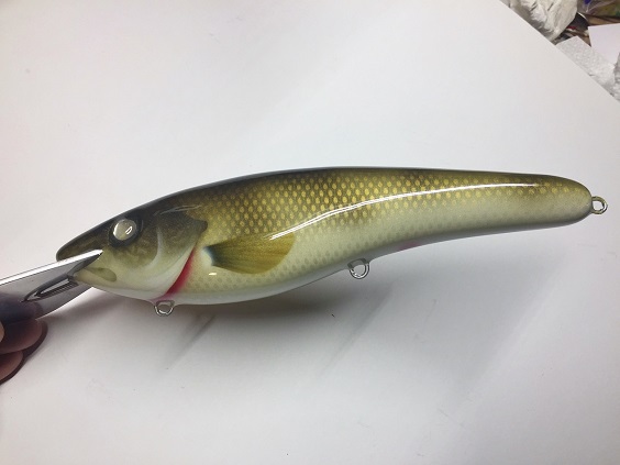 MuskieFIRST  10 inch Saugeye bait » Basement Baits and Custom Lure  Painting » More Muskie Fishing