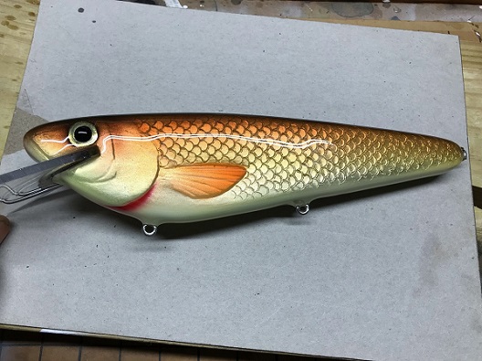 MuskieFIRST  Doing Foil Baits » Basement Baits and Custom Lure Painting »  More Muskie Fishing