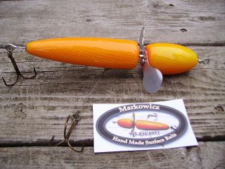 MuskieFIRST  Pictures of baits » Basement Baits and Custom Lure