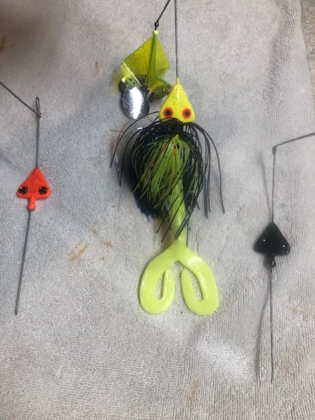 Black Blue Chartreuse is on the loose - Fishing Frugal Lures