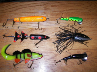 Arbogast Perch Wooden Musky Jitterbug For Sale