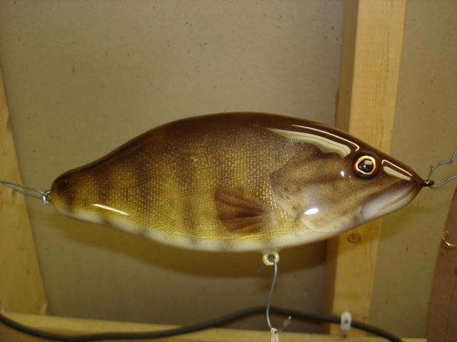 MuskieFIRST  Pictures of baits » Basement Baits and Custom Lure Painting »  More Muskie Fishing