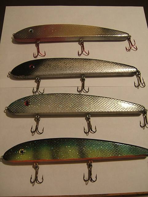 MuskieFIRST  How To Make Glide Baits » Basement Baits and Custom Lure  Painting » More Muskie Fishing