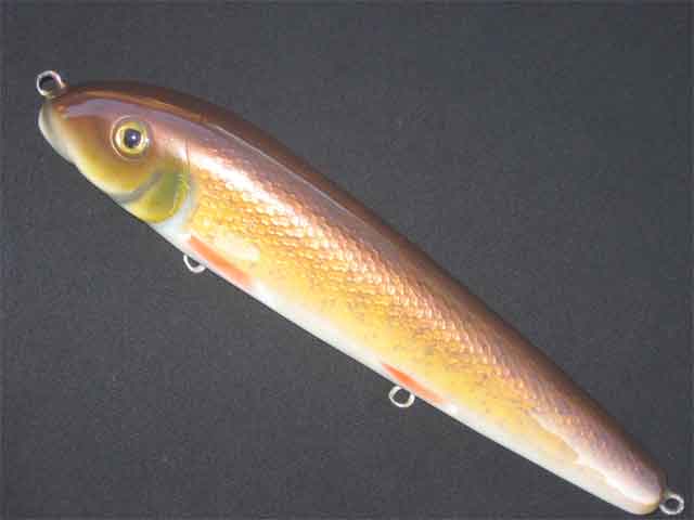 MuskieFIRST  Pictures of baits » Basement Baits and Custom Lure