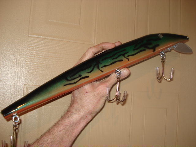 MuskieFIRST  Tallywacker Tail blades » Basement Baits and Custom Lure  Painting » More Muskie Fishing