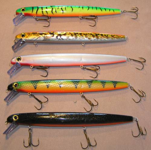 12 Joe Bucher Big Foot Shallow Raider Fire Tiger Crankbait Jerkbait Musky  Lure – St Edward Parish