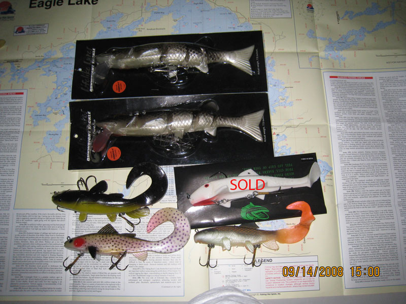 MuskieFIRST  Lures, some hard to find (reduced) » Buy , Sell, and