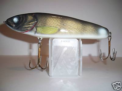 MuskieFIRST  Painting Over Reflective Tape » Basement Baits and Custom Lure  Painting » More Muskie Fishing