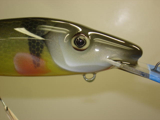 MuskieFIRST  through wire verse screw eyes » Basement Baits and Custom Lure  Painting » More Muskie Fishing