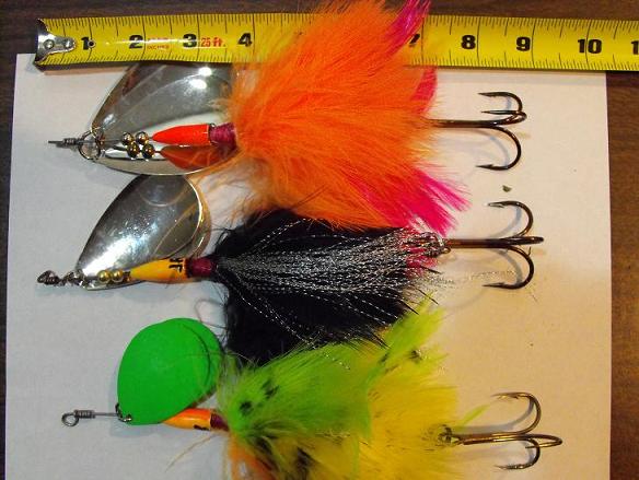 MuskieFIRST  Bucktail How-to? » Basement Baits and Custom Lure Painting »  More Muskie Fishing