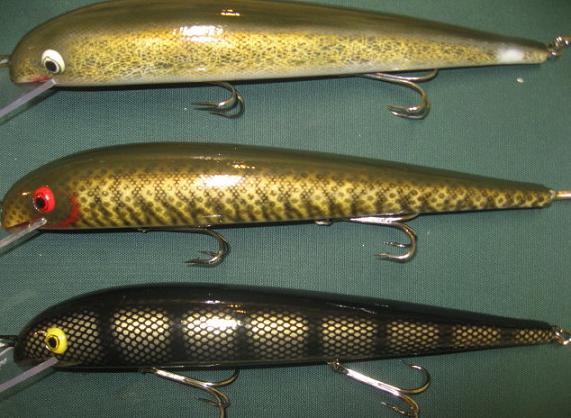 MuskieFIRST  Blue/violet Cisco HeadLock » Basement Baits and Custom Lure  Painting » More Muskie Fishing