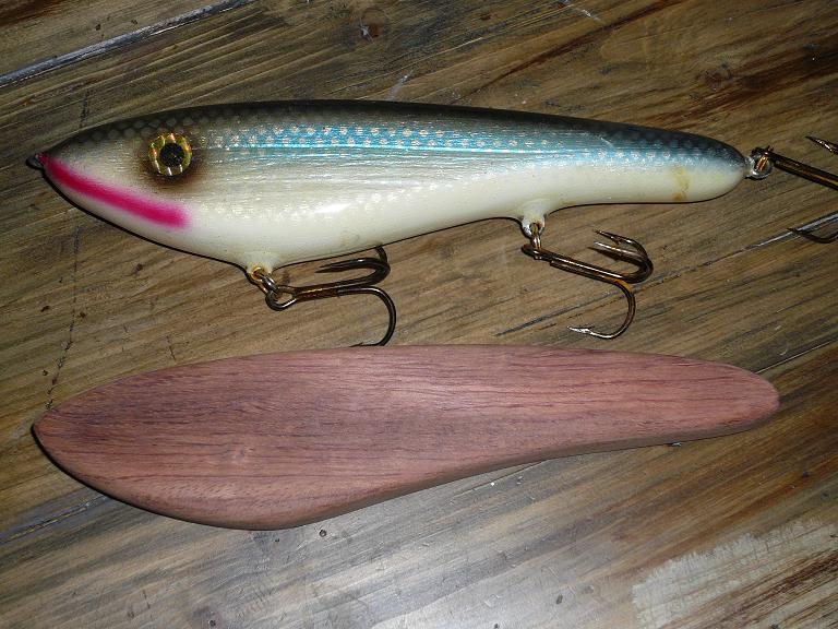 Vintage Hand Painted Wooden Musky Fishing Lure -  Finland
