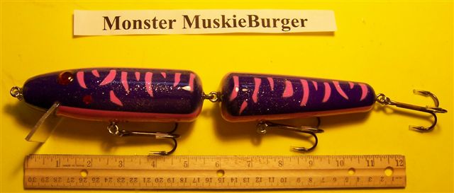 Viewer Challenged me to paint a custom painted fishing lure - Purple -  Yellow & Pink 