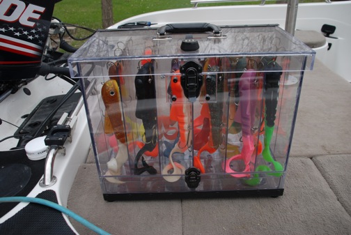 Musky lure storage The Musky Bucket