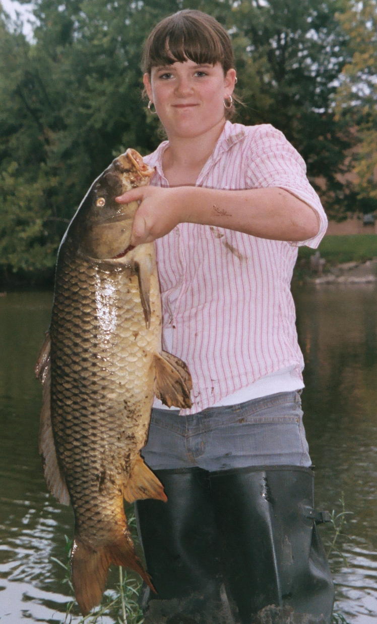 8 year old, Russel, reeled in his firsf musky!! #fishing #musky #chaos
