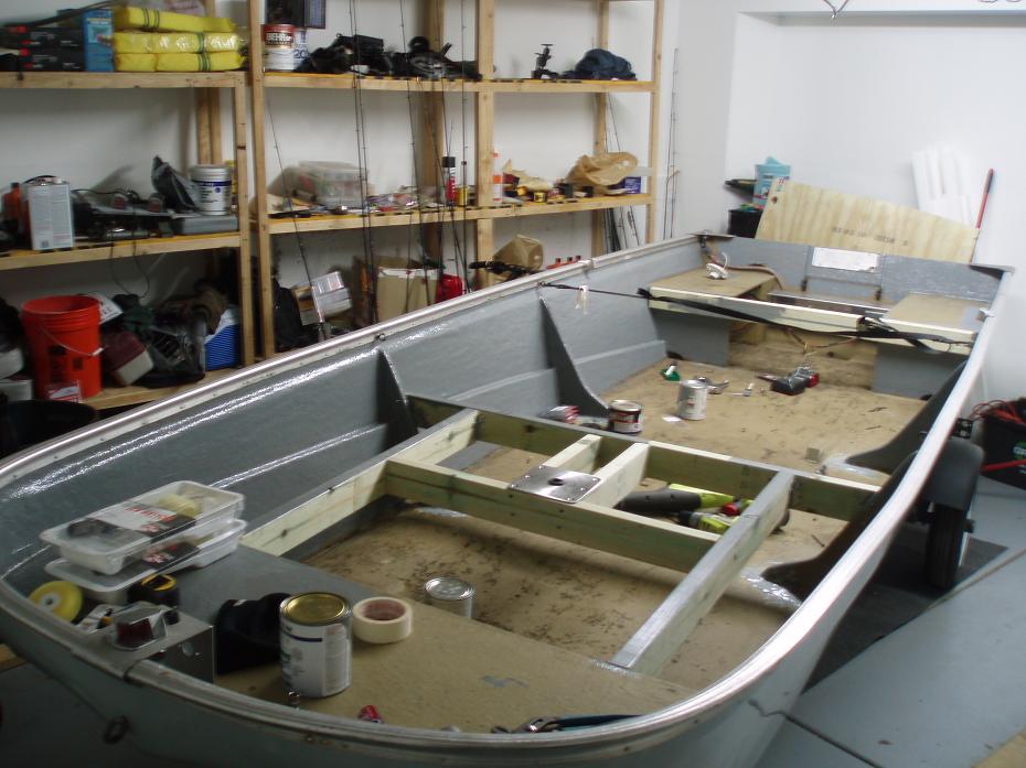 Lund boat build