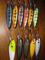 MuskieFIRST  Baker's » Basement Baits and Custom Lure Painting