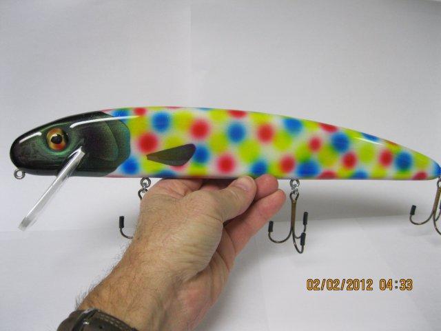 MuskieFIRST  Couple of new one's » Basement Baits and Custom Lure Painting  » More Muskie Fishing