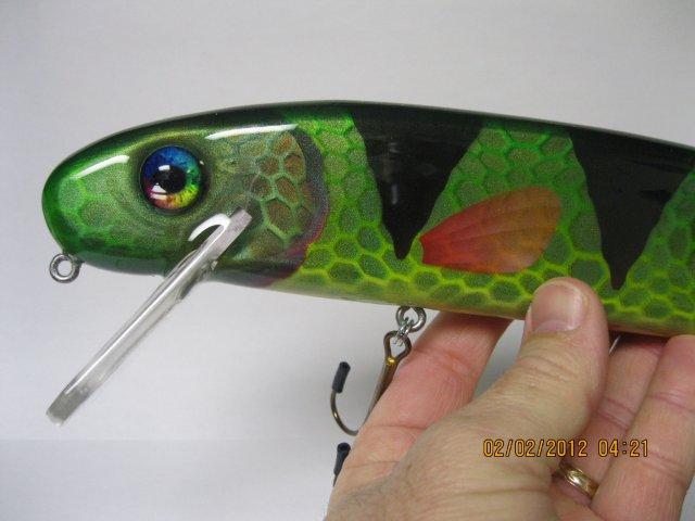 MuskieFIRST  waht the? pounder topwater!???? » Basement Baits and  Custom Lure Painting » More Muskie Fishing